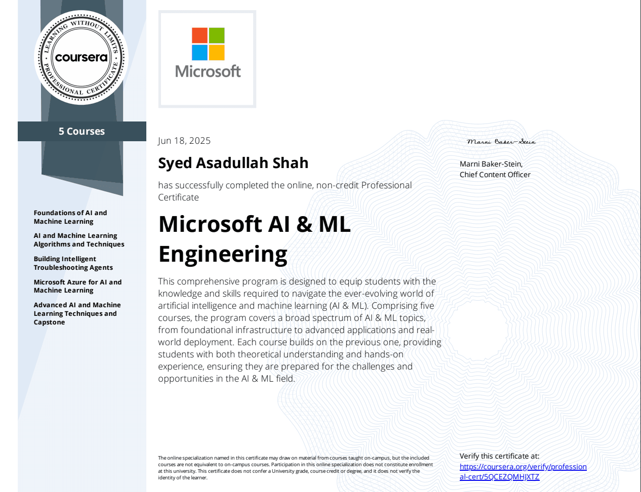 Web Development Certificate