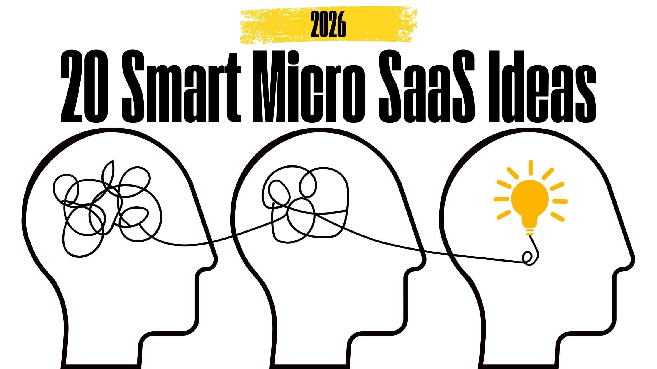20 Smart Micro SaaS Ideas to Launch a Million-Dollar Startup in 2026